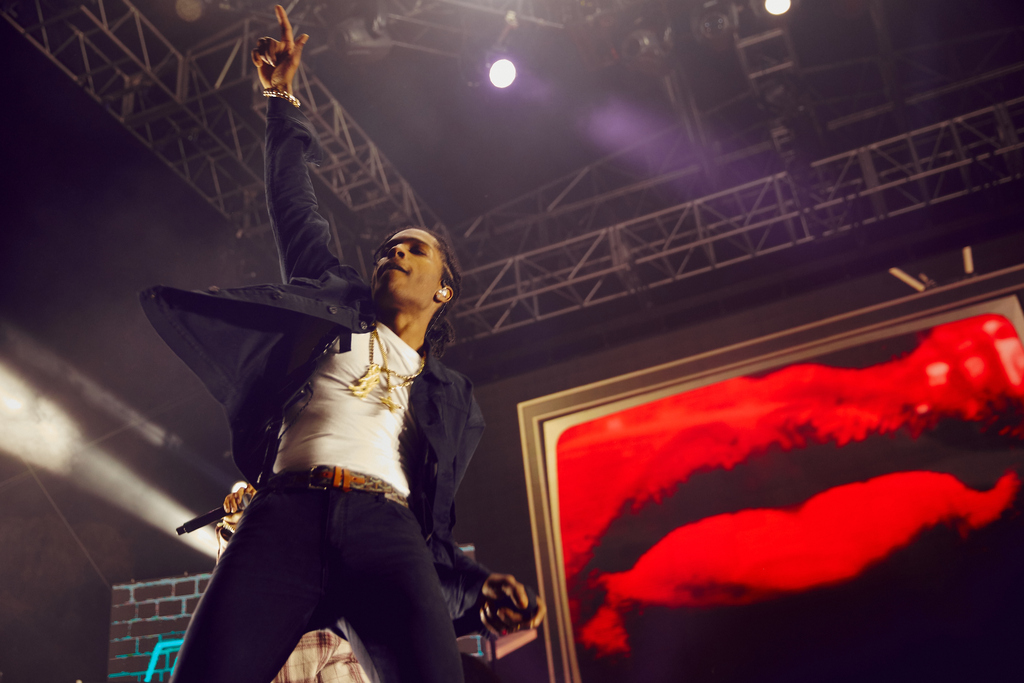 A photo of A$AP Rocky at Camp Flog Gnaw 2015 on 11/14/2015