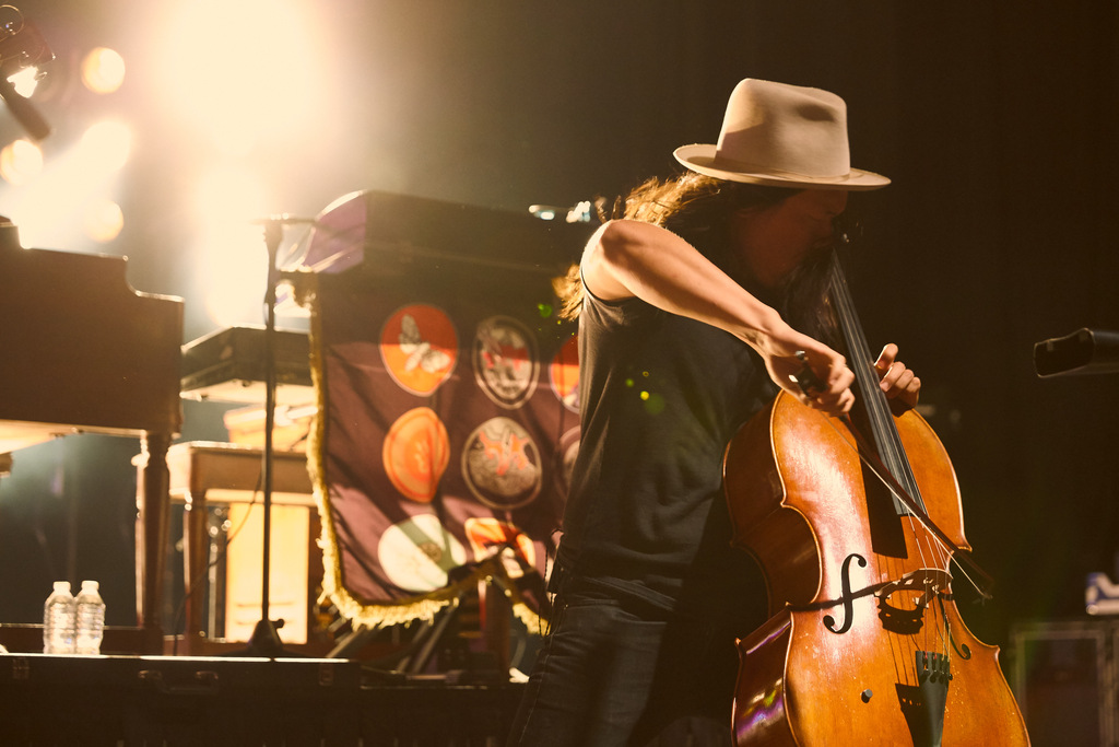 A photo of The Avett Brothers at The Greek Theatre on 8/11/2017