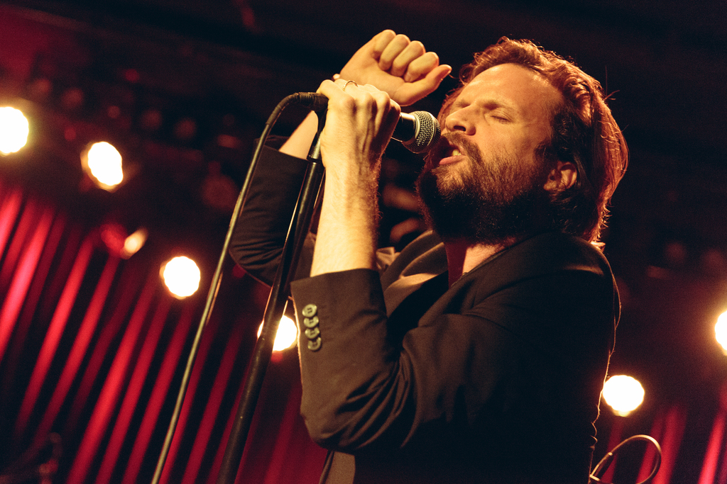 A photo of Father John Misty at The Roxy Theatre on 2/11/2015