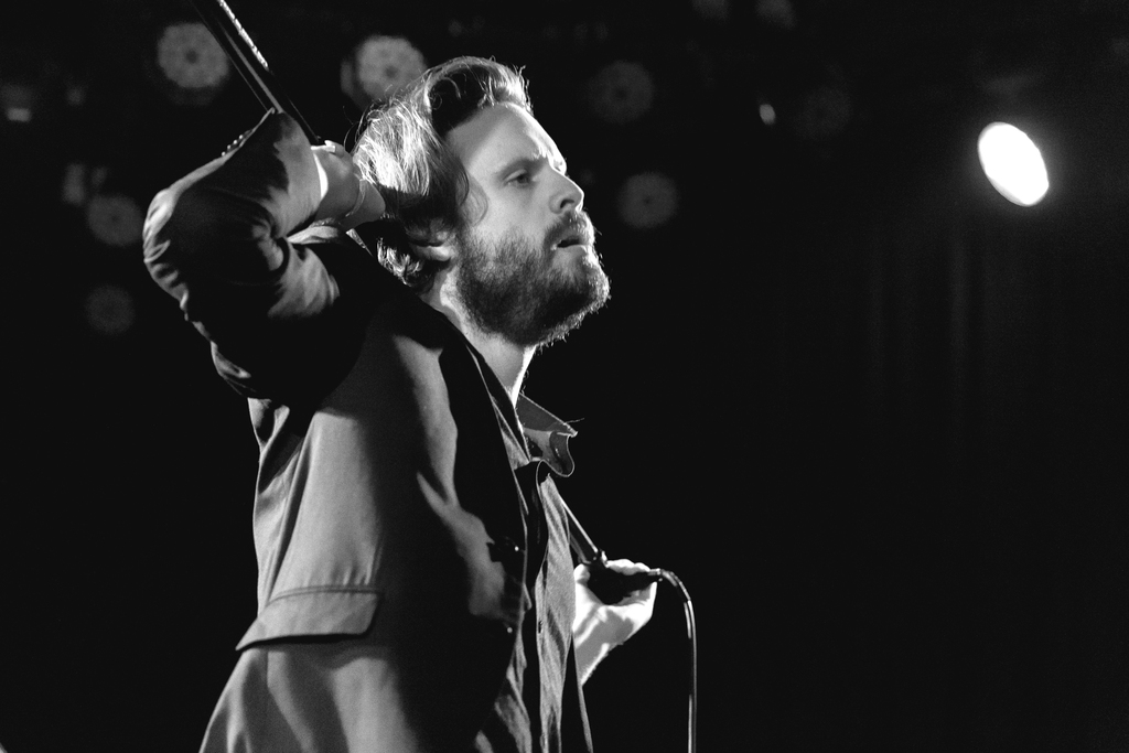 A photo of Father John Misty at The Roxy Theatre on 2/11/2015
