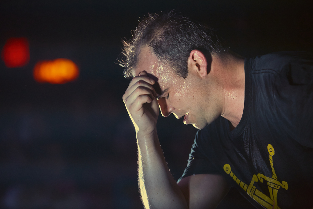 A photo of Future Islands at The Roxy Theatre on 4/15/2017