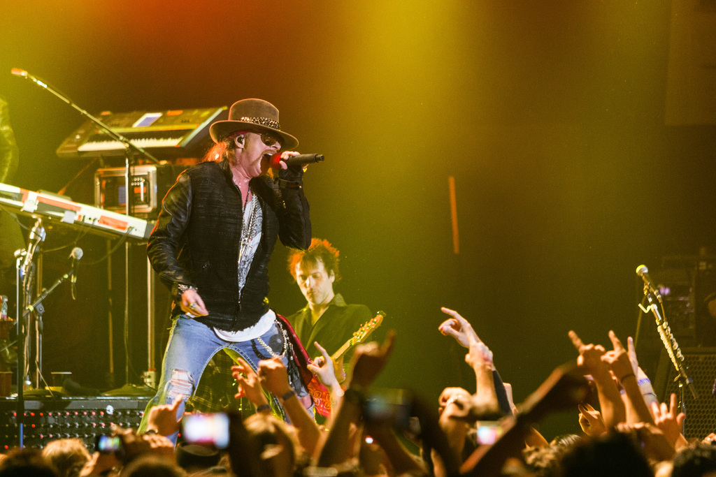 A photo of Guns N' Roses at The Palladium on 3/9/2012