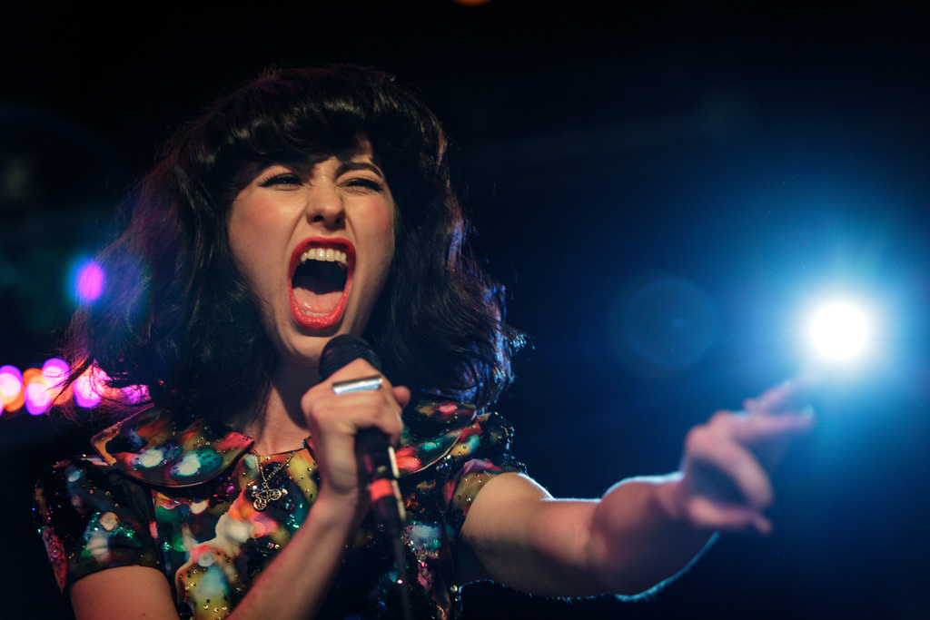 A photo of Kimbra at Troubadour on 4/17/2012
