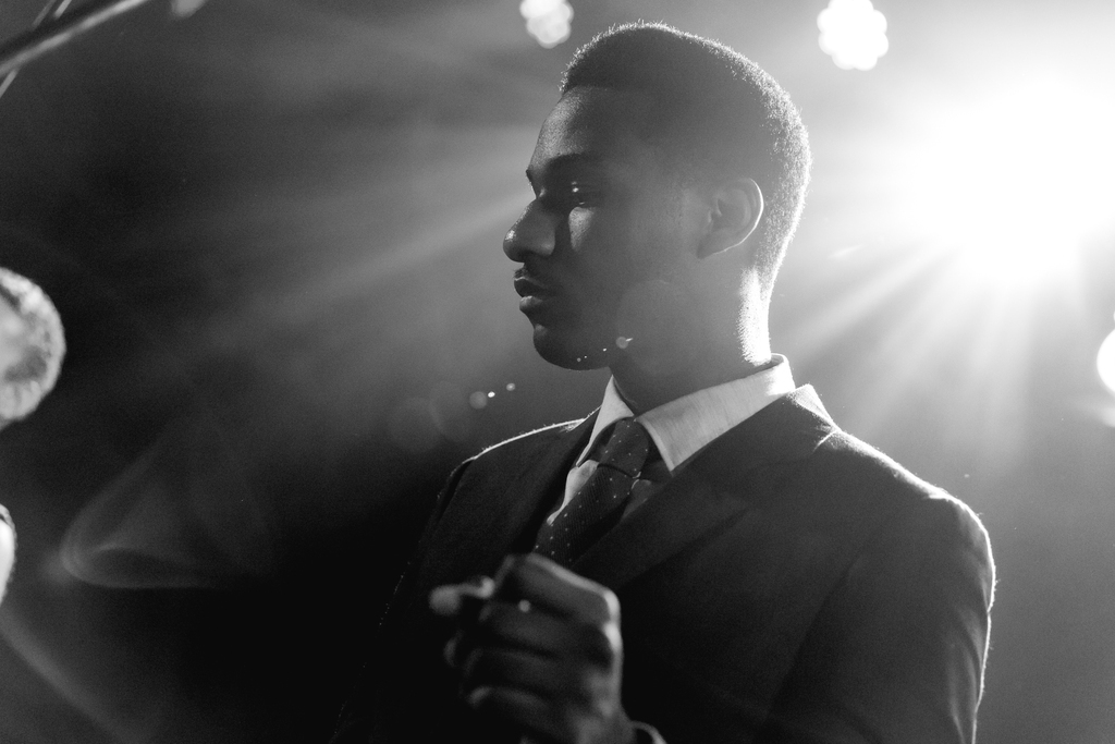 A photo of Leon Bridges at Troubadour on 3/24/2015