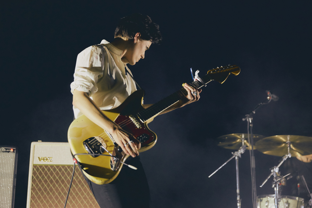 A photo of Savages at The Fox Theatre Pomona on 4/20/2016