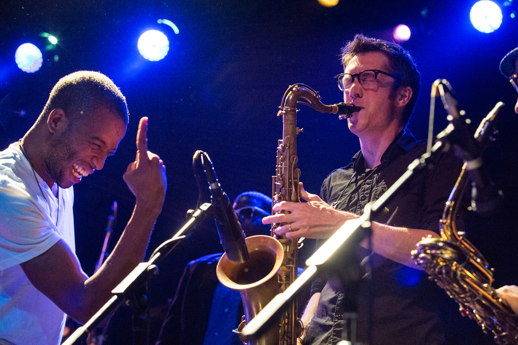 A photo of Trombone Shorty at The El Rey Theatre on 2/8/2013