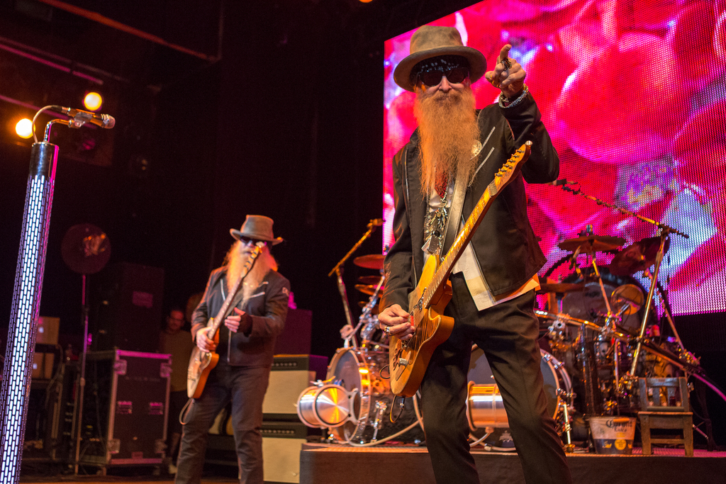 A photo of ZZ Top at House of Blues West Hollywood on 12/4/2012